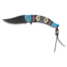 Navaja DECORADA ASISTIDA "INDIAN AZUL" MARTINEZ ALBAINOX 18400A
