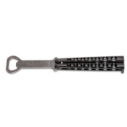 Navaja ABANICO ABREBOTELLAS "BALISONG BLACK" MAGNUM  by BÖKER 