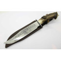 CUCHILLO ARTESANO "GRABADO CIERVO" JJ.MARTINEZ 202C