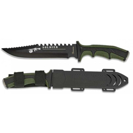 Cuchillo MILITAR "SOLDIER VERDE" MARTINEZ ALBAINOX 32405