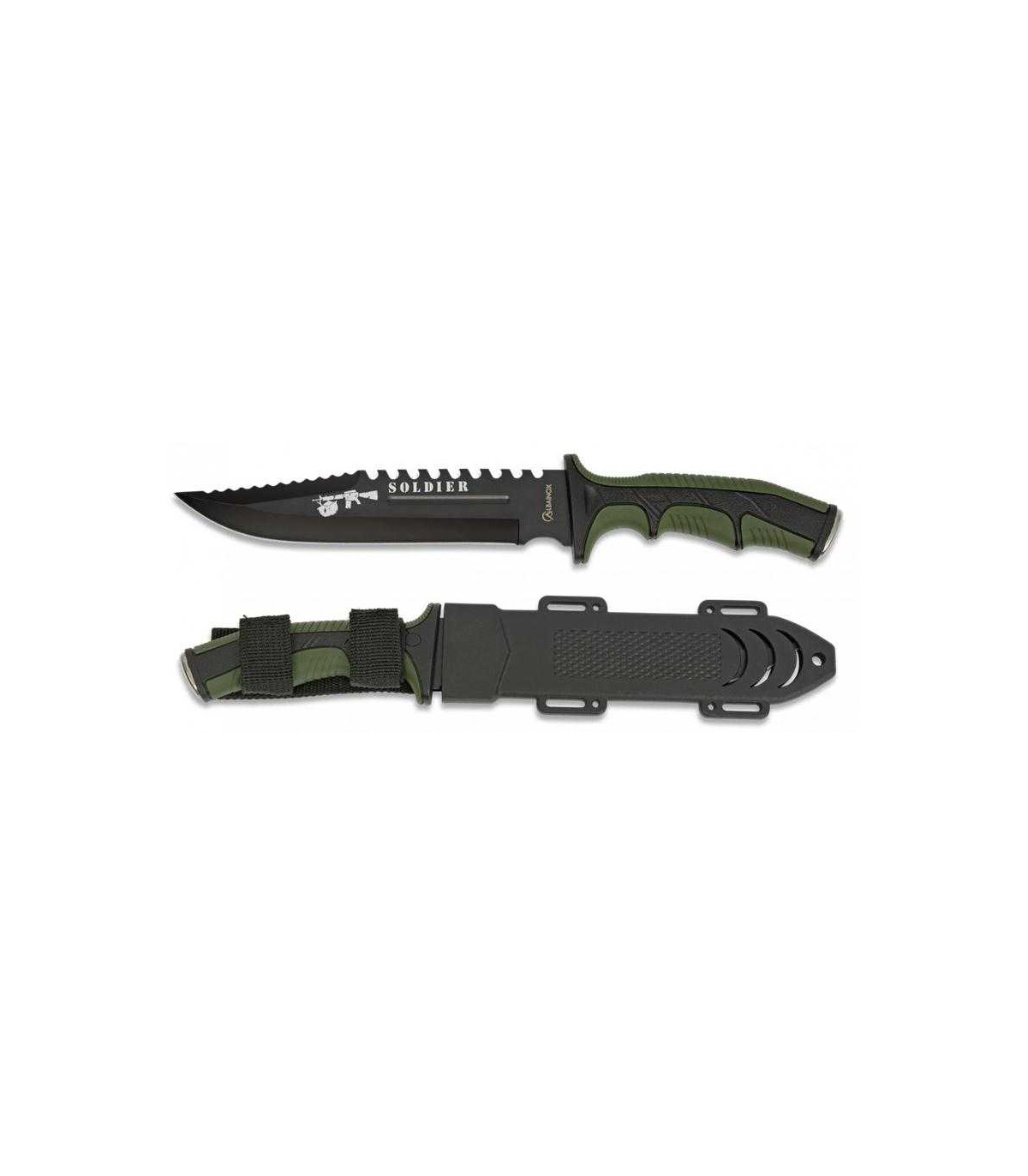 Cuchillo MILITAR "SOLDIER VERDE" MARTINEZ ALBAINOX 32405