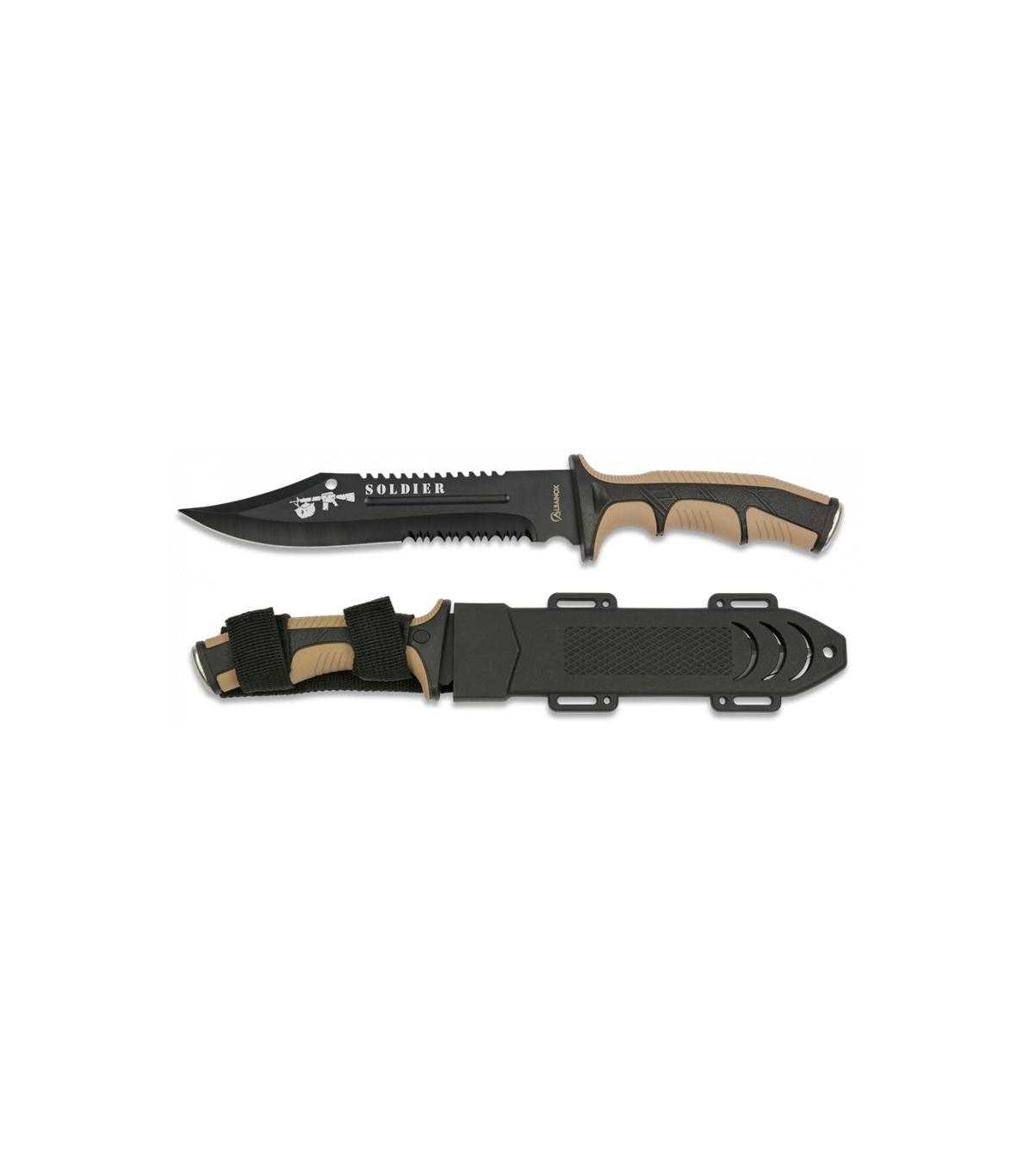 Cuchillo MILITAR "SOLDIER MARRÓN" MARTINEZ ALBAINOX 32406
