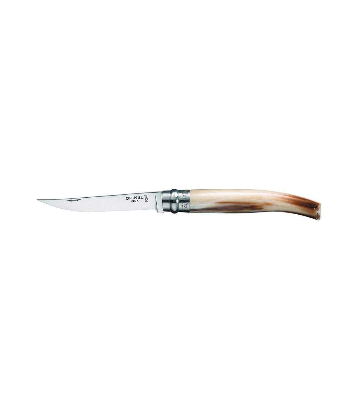 ESTUCHE CON NAVAJA EFFILÉ DE CUERNO INOX 000711