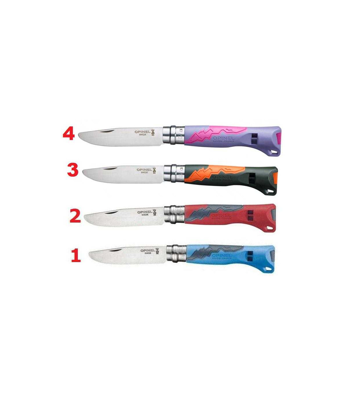 NAVAJA DE AVENTURA PARA NIÑOS OPINEL INOX Nº07