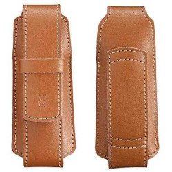 FUNDA "CHIC" DE CUERO MARRÓN OPINEL 002180