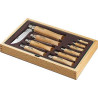 ESTUCHE COLECCIÓN SIN TAPA OPINEL CARBONO 10 PIEZAS