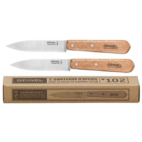 JUEGO DE CUCHILLOS PATATEROS CARBONO Nº102 OPINEL 001222