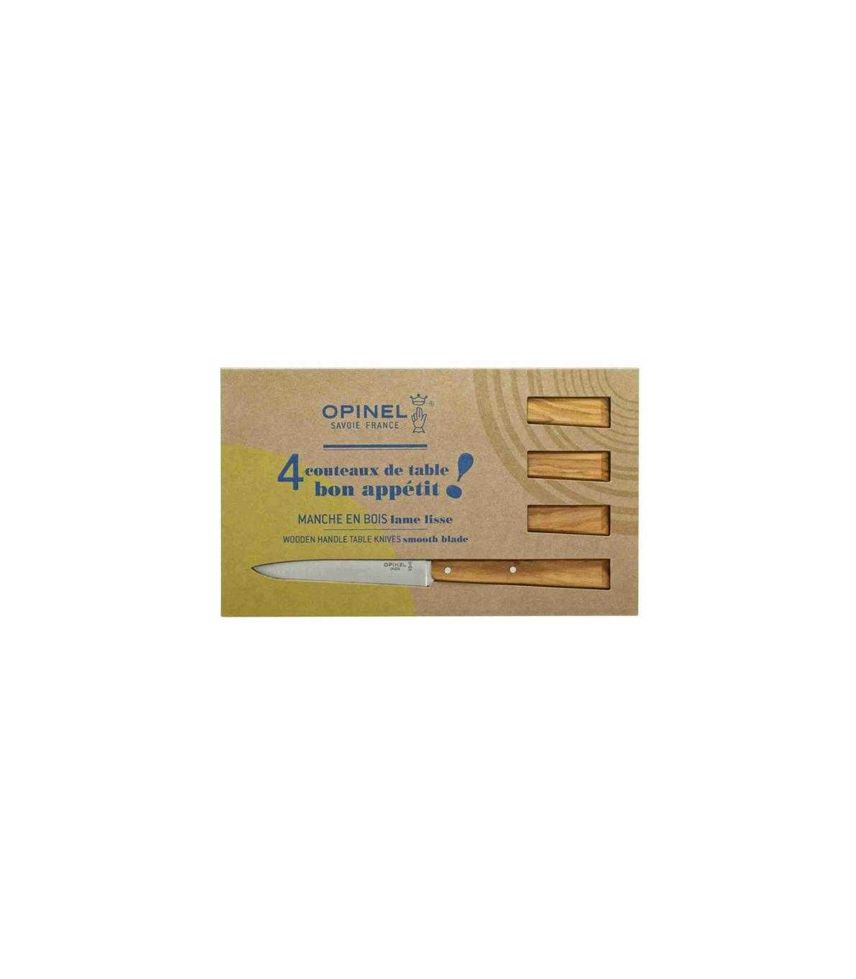 JUEGO DE CUCHILLOS DE MESA "ESTILO DEL SUR" Nº125 OPINEL 001515