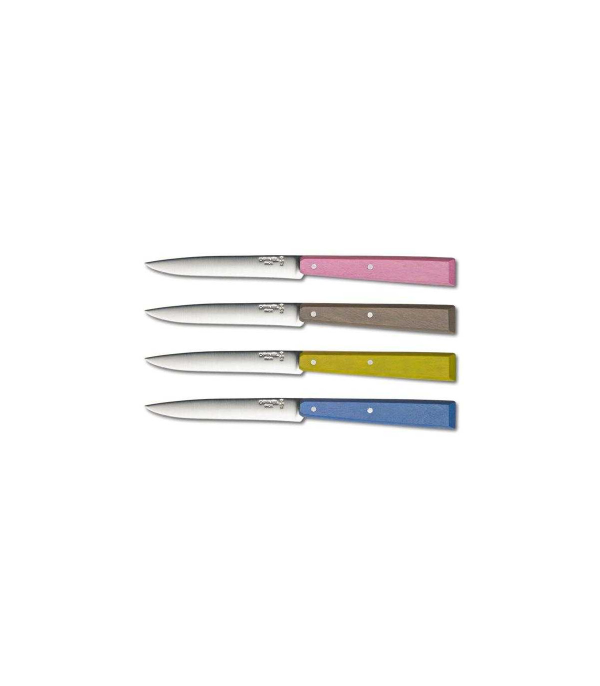 JUEGO DE CUCHILLOS DE MESA "ESTILO RÚSTICO" Nº125 OPINEL 001533
