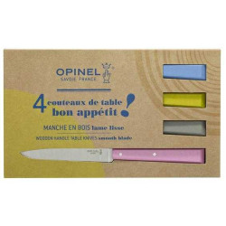 JUEGO DE CUCHILLOS DE MESA "ESTILO RÚSTICO" Nº125 OPINEL 001533