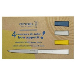 JUEGO DE CUCHILLOS DE MESA "ESTILO CELESTE" Nº125 OPINEL 002040