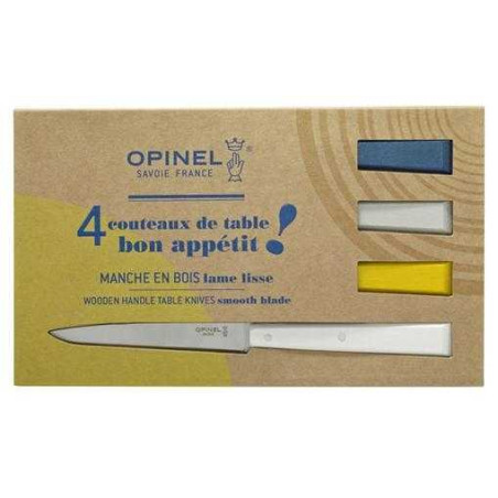 JUEGO DE CUCHILLOS DE MESA "ESTILO CELESTE" Nº125 OPINEL 002040