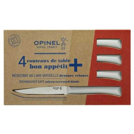 JUEGO DE CUCHILLOS DE MESA MICRODENTADOS Nº125 OPINEL 001904