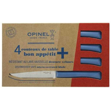 JUEGO DE CUCHILLOS DE MESA MICRODENTADOS Nº125 OPINEL 002198