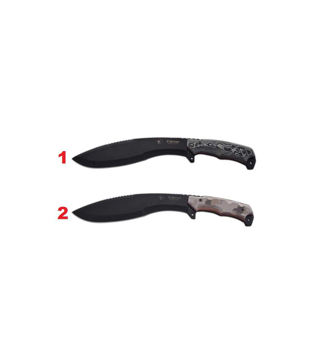 CUCHILLO MACHETE "FALCRÁN NEGRO" J&V CDA 1266-M1-NEG