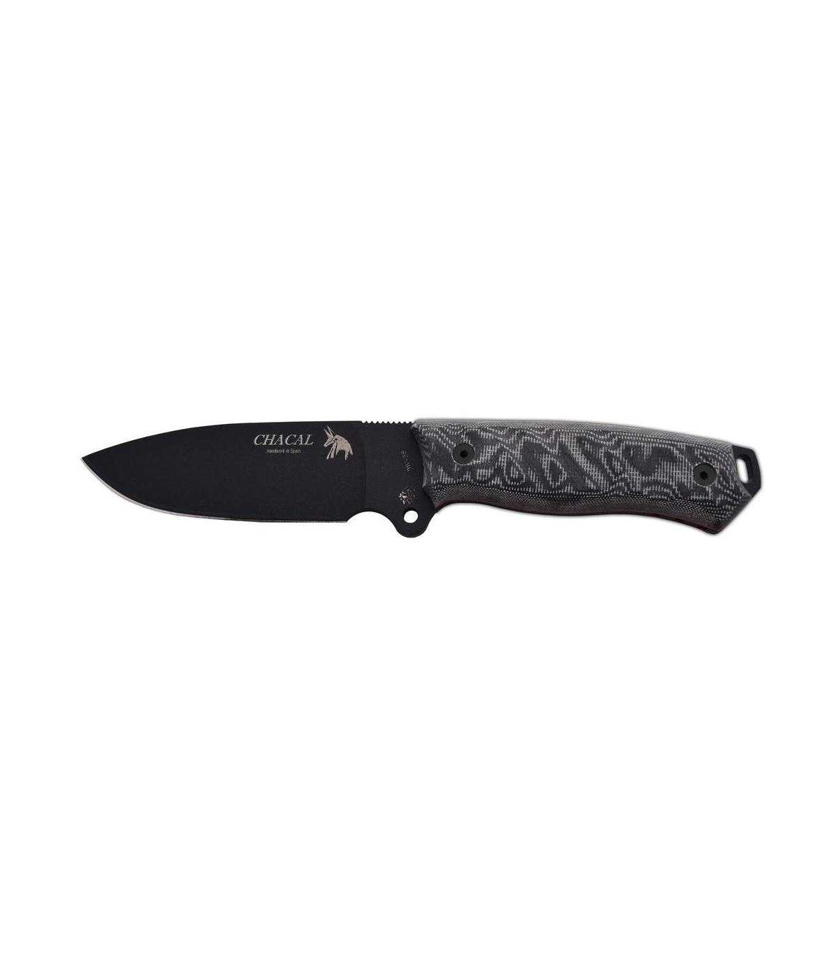 CUCHILLO DE CAZA "CHACAL BLACK VERSION" J&V CDA 1336-M1-NEG-COR