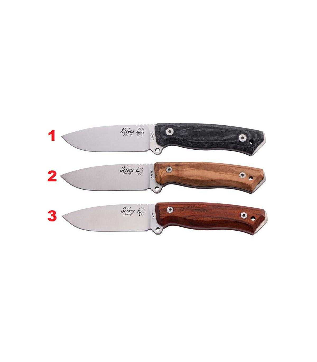 CUCHILLO DE CAZA "SELVAN AMOLADO" J&V CDA 1411-TRF1-AM