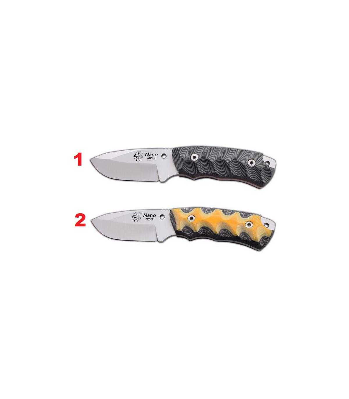 CUCHILLO DESOLLADOR "NANO 2.0" J&V CDA 1214-M1