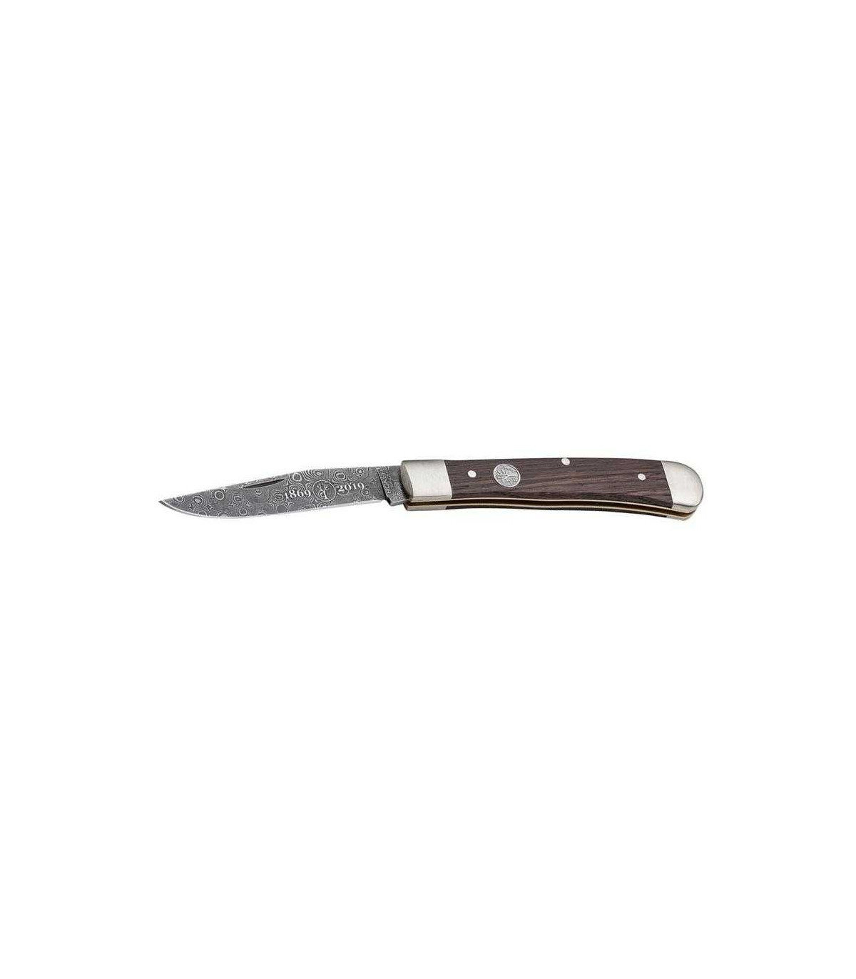 Navaja de LUJO "BÖKER TRAPPER DAMAST" 