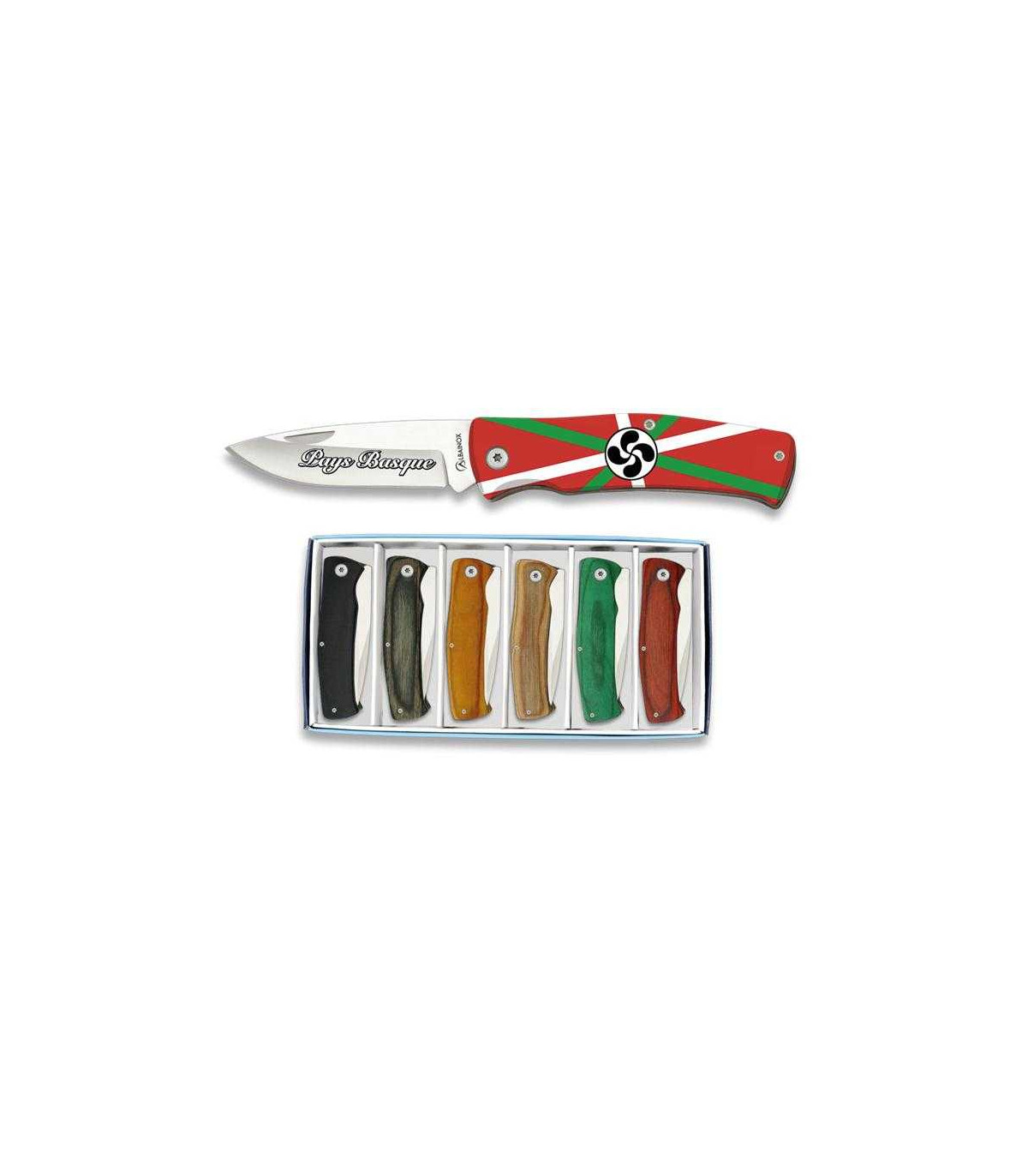 SET DE NAVAJAS TEMÁTICAS "PAYS BASQUE" MARTÍNEZ ALBAINOX 18156