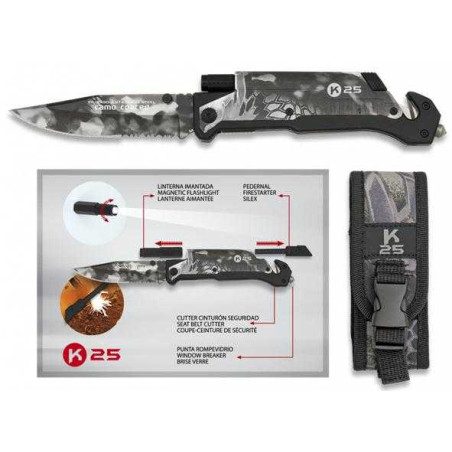 NAVAJA TÁCTICA ASISTIDA K-25 18490A