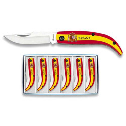 SET DE NAVAJAS TEMÁTICAS " ESCUDO ESPAÑA" MARTÍNEZ ALBAINOX 18625