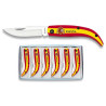 SET DE NAVAJAS TEMÁTICAS " ESCUDO ESPAÑA" MARTÍNEZ ALBAINOX 18625