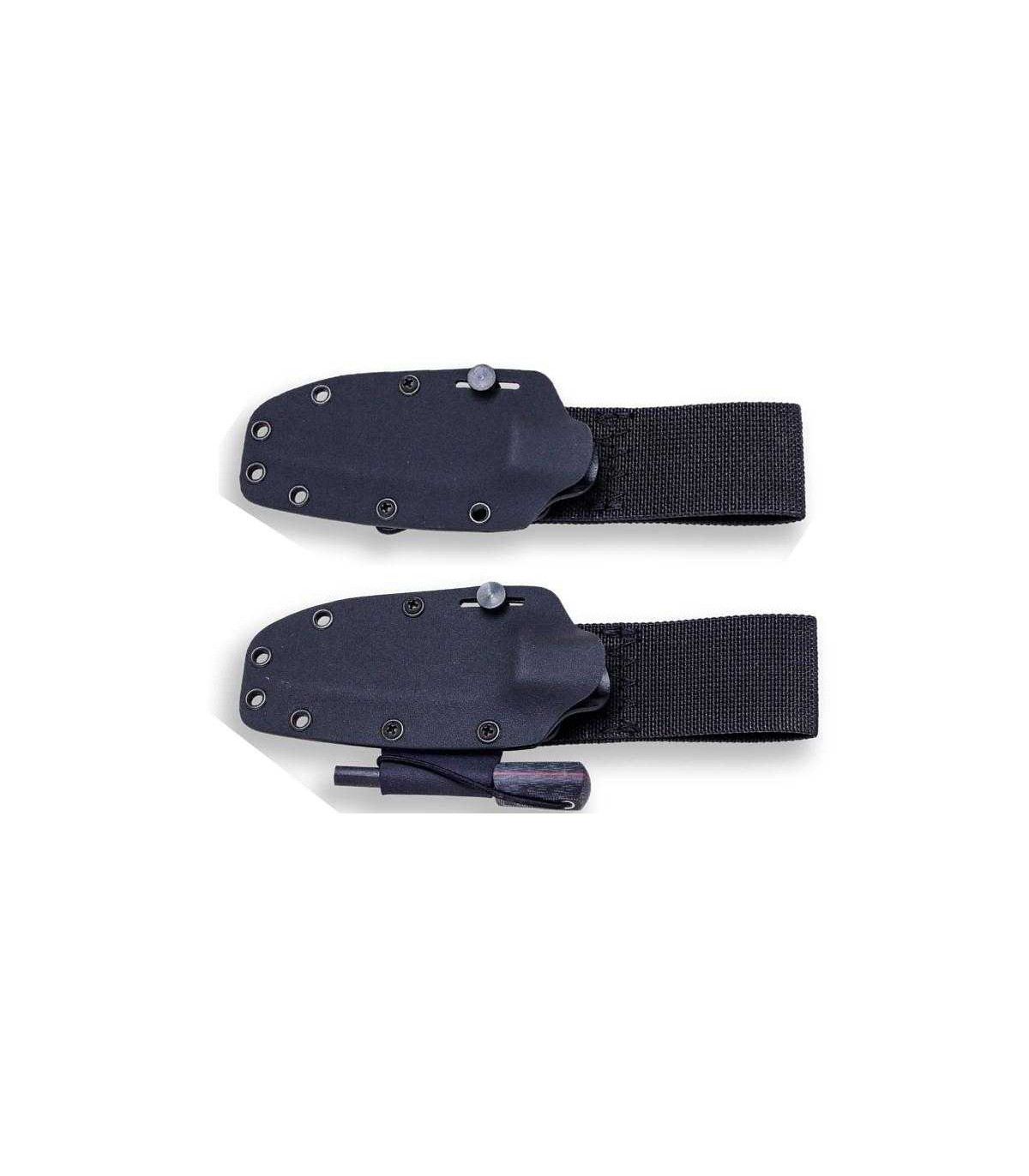 Cuchillo de SUPERVIVENCIA "LYNX MICARTA GRIS FUNDA KYDEX"  JOKER CM111-K
