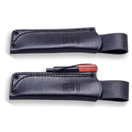 Cuchillo de SUPERVIVENCIA "LYNX MICARTA NARANJA FUNDA DE CUERO"  JOKER CN111