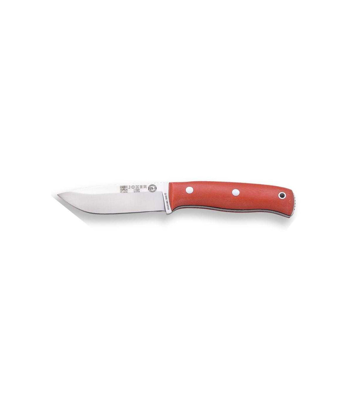 Cuchillo de SUPERVIVENCIA "LYNX MICARTA NARANJA FUNDA KYDEX"  JOKER CN111-K