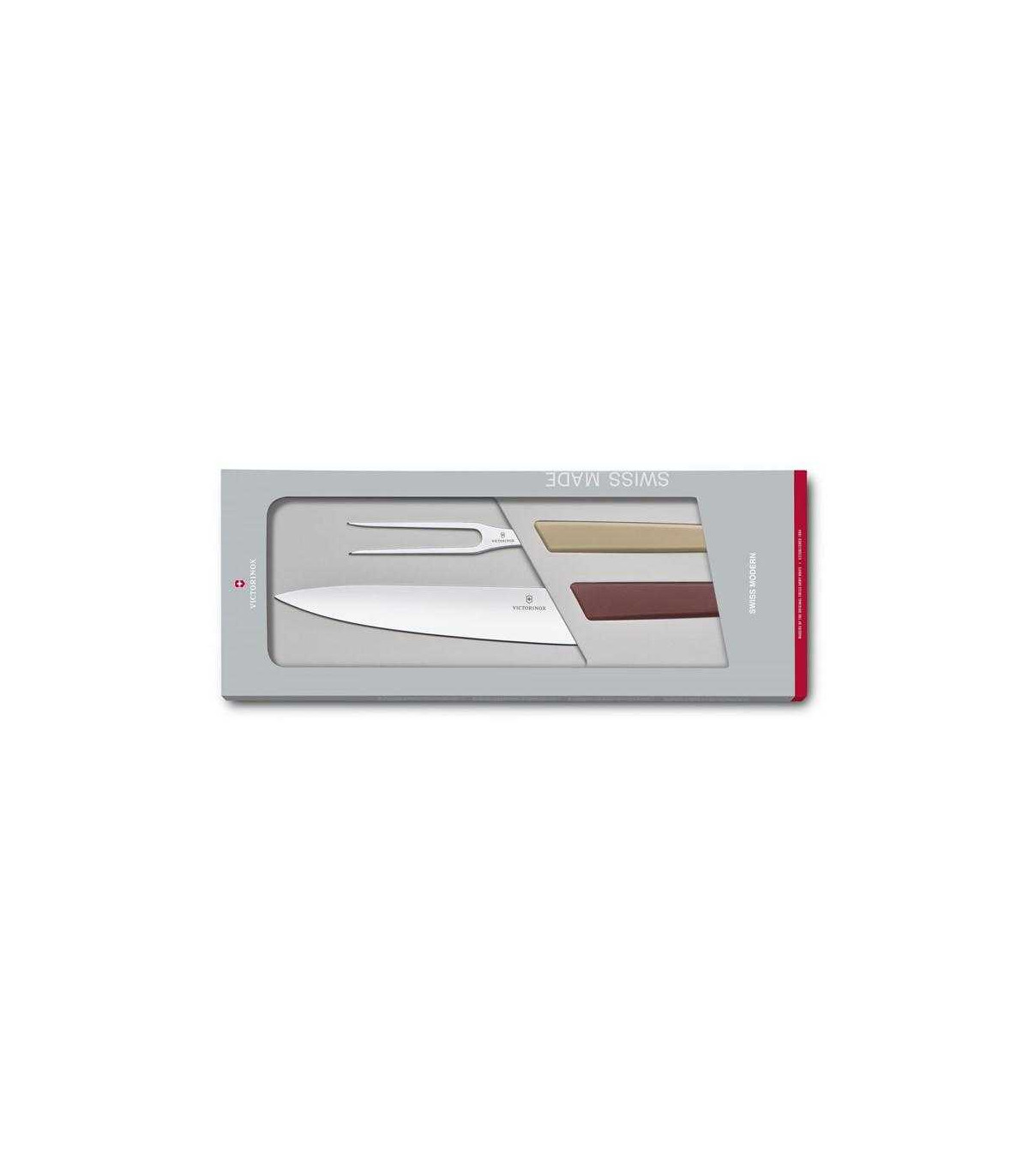 JUEGO DE TRINCHAR "SWISS MODERN MULTICOLOR" VICTORINOX 6.9096.21G