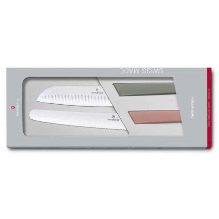 JUEGO DE CUCHILLOS "SWISS MODERN MULTICOLOR" VICTORINOX 6.9096.22G