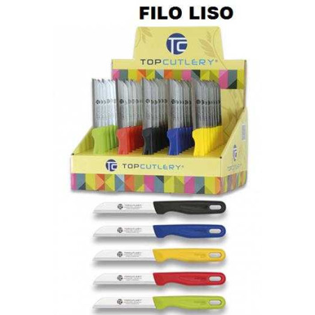 EXPOSITOR DE CUCHILLOS PELADORES FILO LISO TOP CUTLERY 17344B