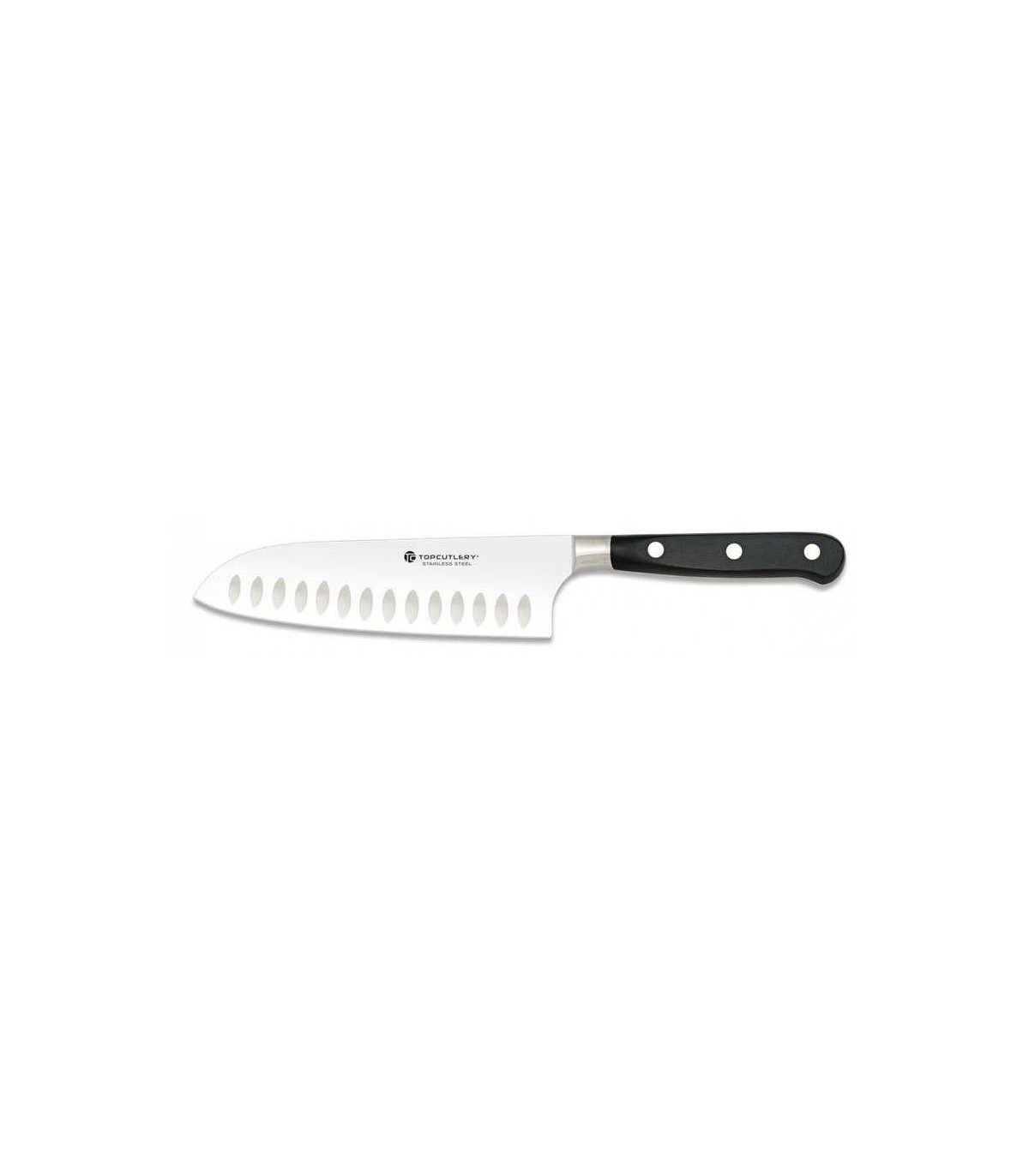 Cuchillo SANTOKU "MODELO FRANCES" TOP CUTLERY 17271