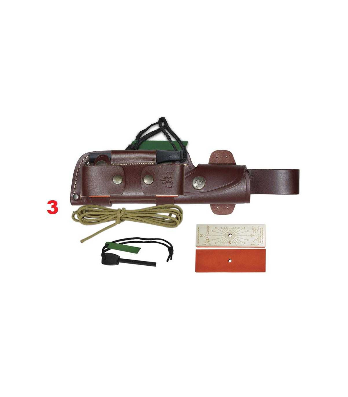 CUCHILLO DE SUPERVIVENCIA ”JJ-SK1” CUDEMAN 124X