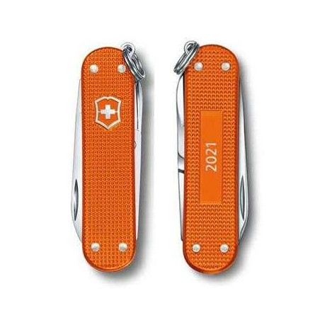 Navaja multiusos "CLASSIC ALOX TIGER ORANGE EDICIÓN LIMITADA 2021" VICTORINOX 06221.L21