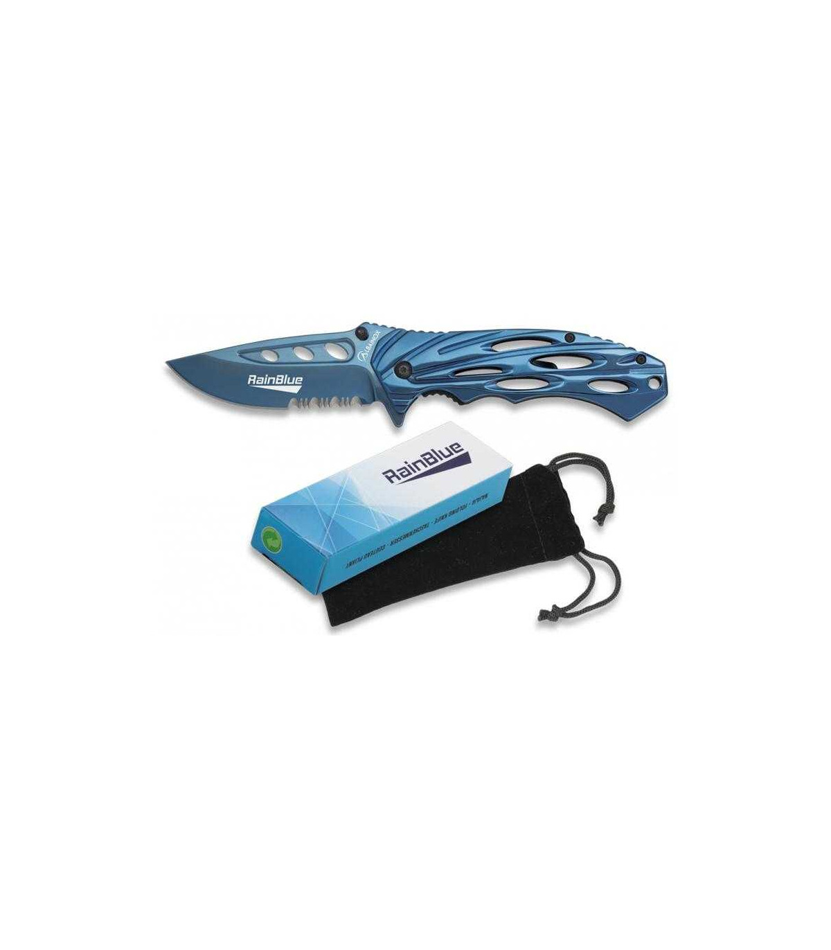 NAVAJA DE BOLSILLO "RAINBLUE" MARTINEZ ALBAINOX 18368