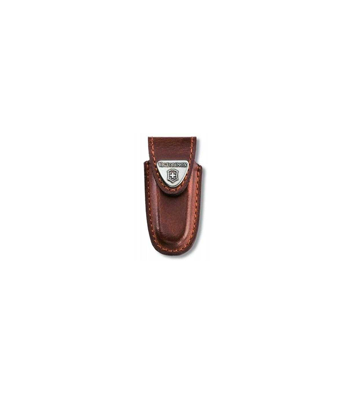 FUNDA DE CUERO MARRÓN PARA NAVAJA 0.61../0.62.. VICTORINOX 4.0531