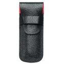 FUNDA DE CUERO NEGRO CON SOLAPA PARA NAVAJAS DE 84 MM VICTORINOX 4.0669