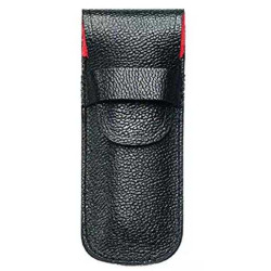 FUNDA DE CUERO NEGRO CON SOLAPA PARA NAVAJAS DE 84 MM VICTORINOX 4.0669