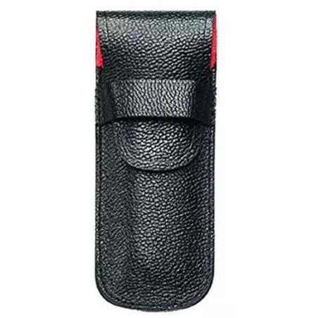 FUNDA DE CUERO NEGRO CON SOLAPA PARA NAVAJAS DE 84 MM VICTORINOX 4.0669