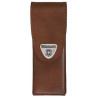 FUNDA DE CUERO MARRÓN PARA SWISS  TOOLS SPIRIT VICTORINOX 4.0832.L