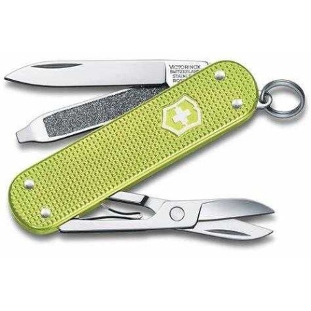 NAVAJA MULTIUSOS "CLASSIC SD ALOX LIME TWIST" VICTORINOX 06221.241G