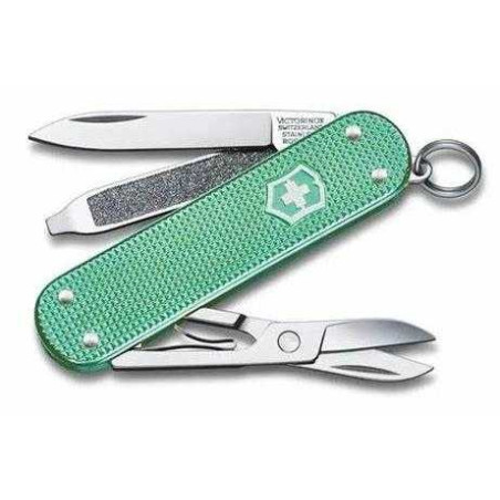 NAVAJA MULTIUSOS "CLASSIC SD ALOX MINTY MINT" VICTORINOX 06221.221G