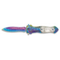 NAVAJA ESTILETE "MULTICOLOR RAINBOW" MARTINEZ ALBAINOX 18388