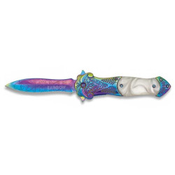 NAVAJA ESTILETE "MULTICOLOR RAINBOW" MARTINEZ ALBAINOX 18388