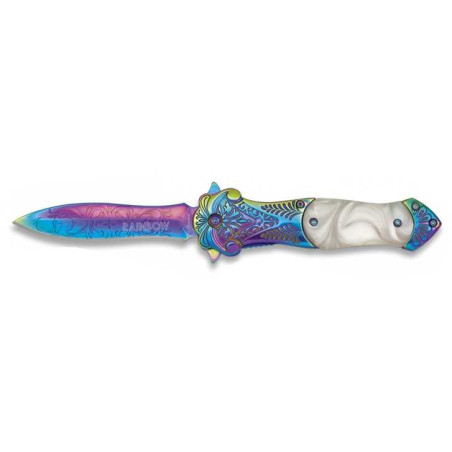 NAVAJA ESTILETE "MULTICOLOR RAINBOW" MARTINEZ ALBAINOX 18388