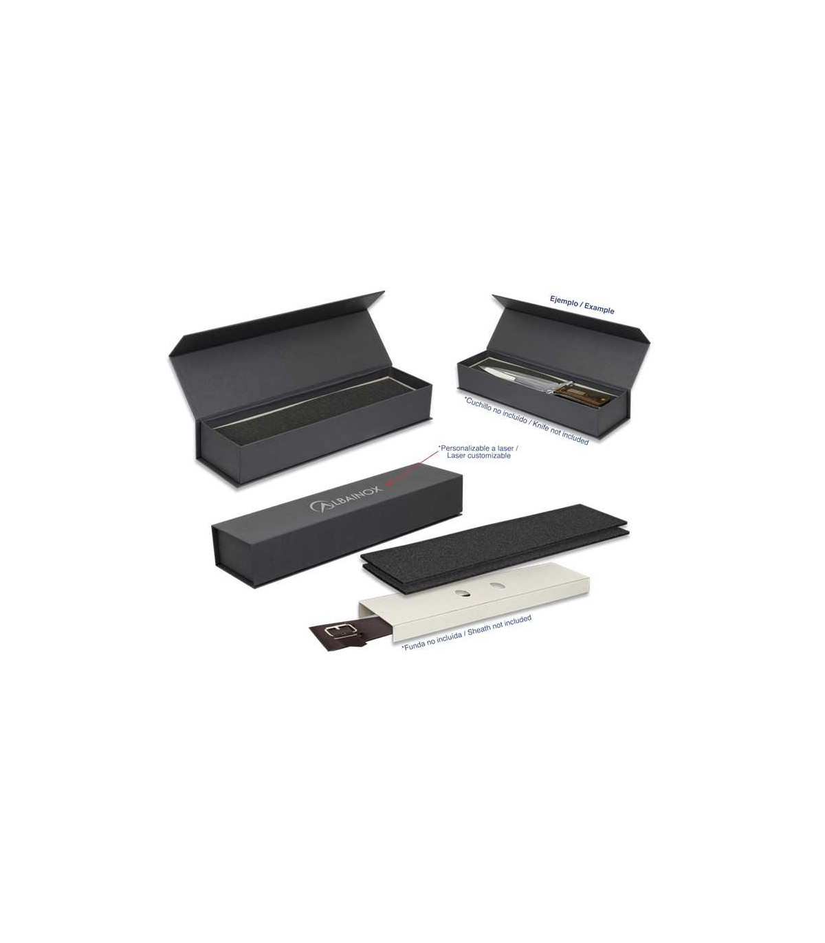 ESTUCHE REGALO 25 x 9 x 7 cm PARA NAVAJA 34167
