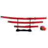 SET DE KATANAS SAMURAIS TOLE 10 IMPERIAL 32583