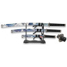 SET DE KATANAS SAMURAIS TOLE 10 IMPERIAL 32585
